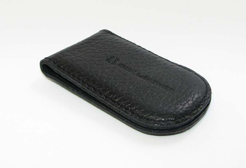 Шкіряний Затиск для Грошей DNK Leather Klip Magnes-F чорний